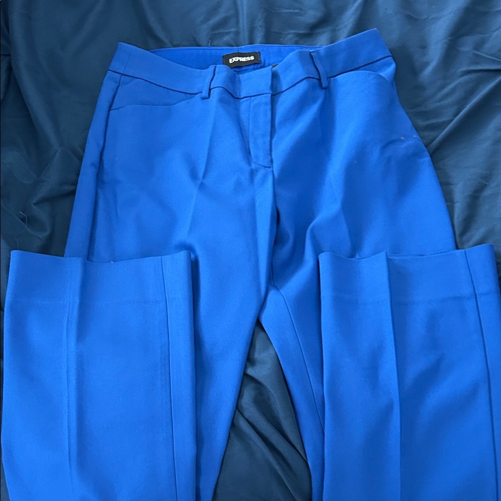Express Women's Vibrant Blue Trousers